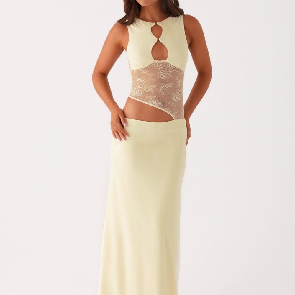 Peppermayo Cream Lace Detail Chemise